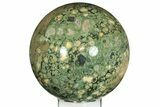Polished Rainforest Jasper (Rhyolite) Sphere - Australia #208014-3